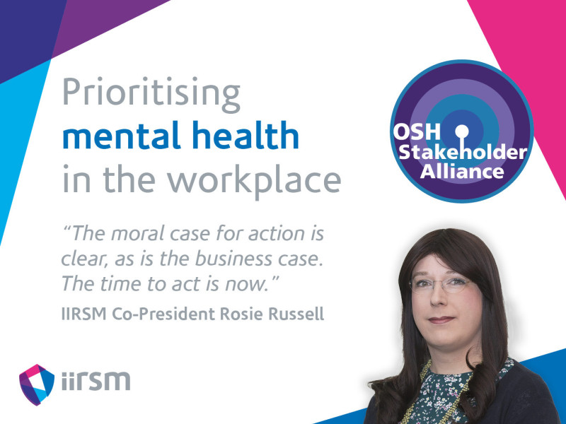 OSH Stakeholder Alliance calls for action to tackle workplace mental health risks